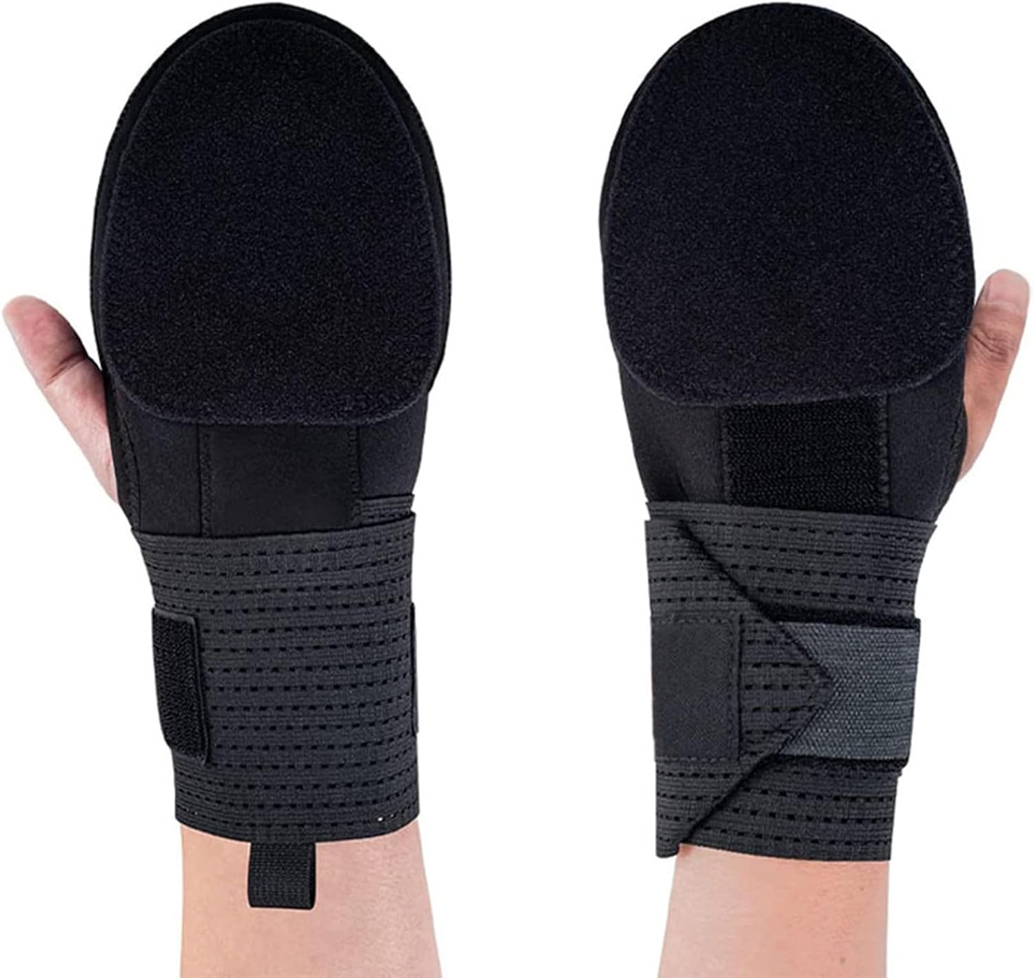 2 guantes deslizantes de béisbol para sóftbol, ajustable, mano izquierda, mano derecha, adultos y adolescentes, guante protector universal,