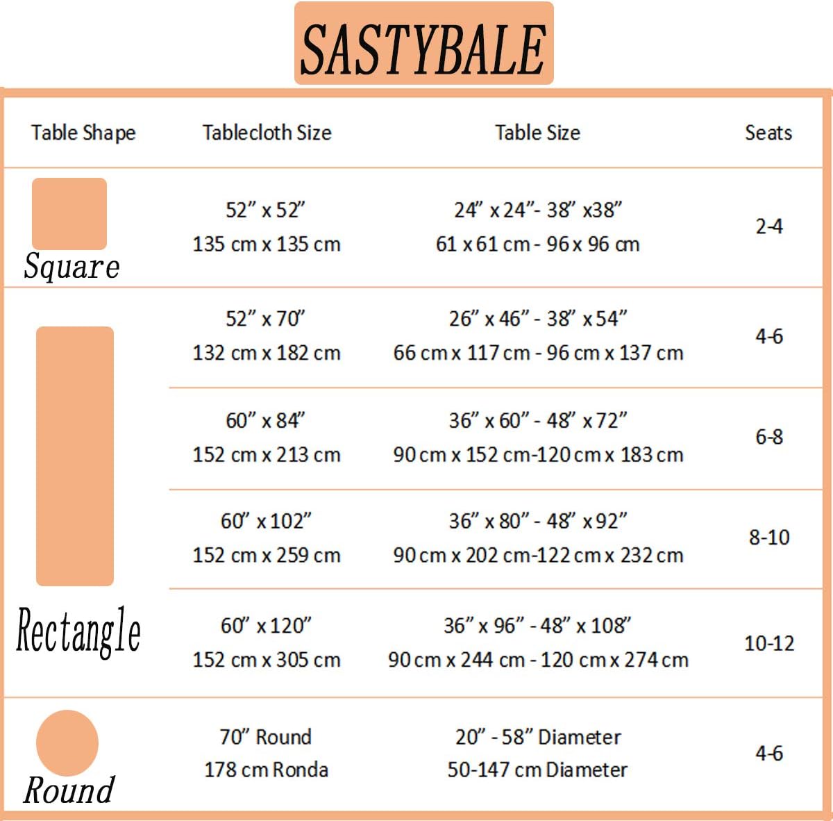 SASTYBALE Mantel rectangular de vinilo con reverso de franela, 100% impermeable y resistente al aceite, mantel de mesa resistente para mesa de