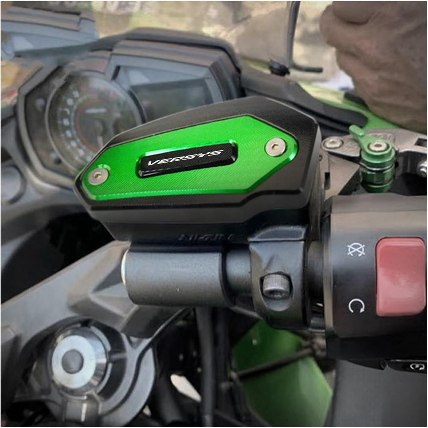 Piezas de repuesto para Kawasaki VERSYS 650 1000, accesorios de motocicleta delantero y trasero, cilindro de líquido de frenos maestro, tapa de