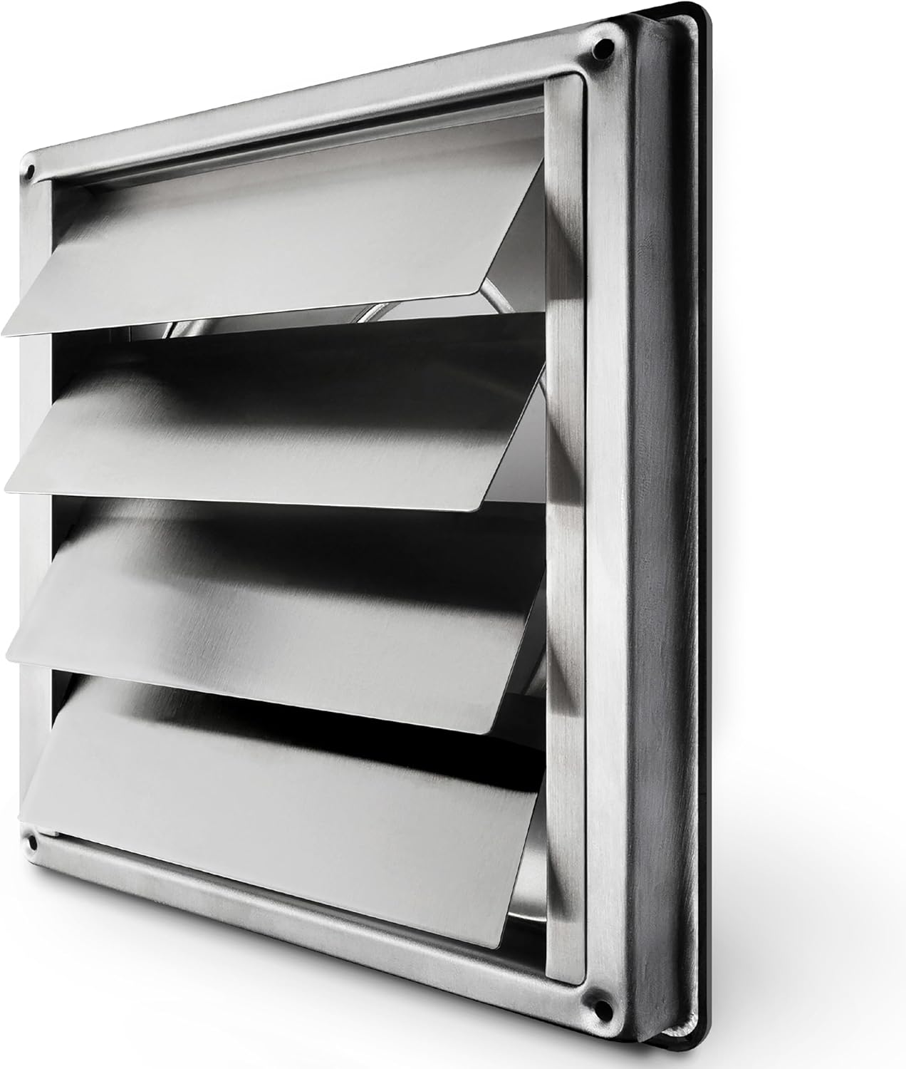 Rejilla de ventilación para sistema de secado, para exterior, de acero inoxidable, para campana de ventilación de pared, secador de ventilación de