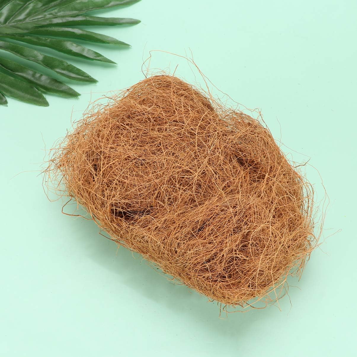 Cabilock Natural Coco Liners – Tapete de fibra de coco y coco, cesta de coco para bricolaje, cesta de flores, verduras, red para pájaros, 5.9 in,