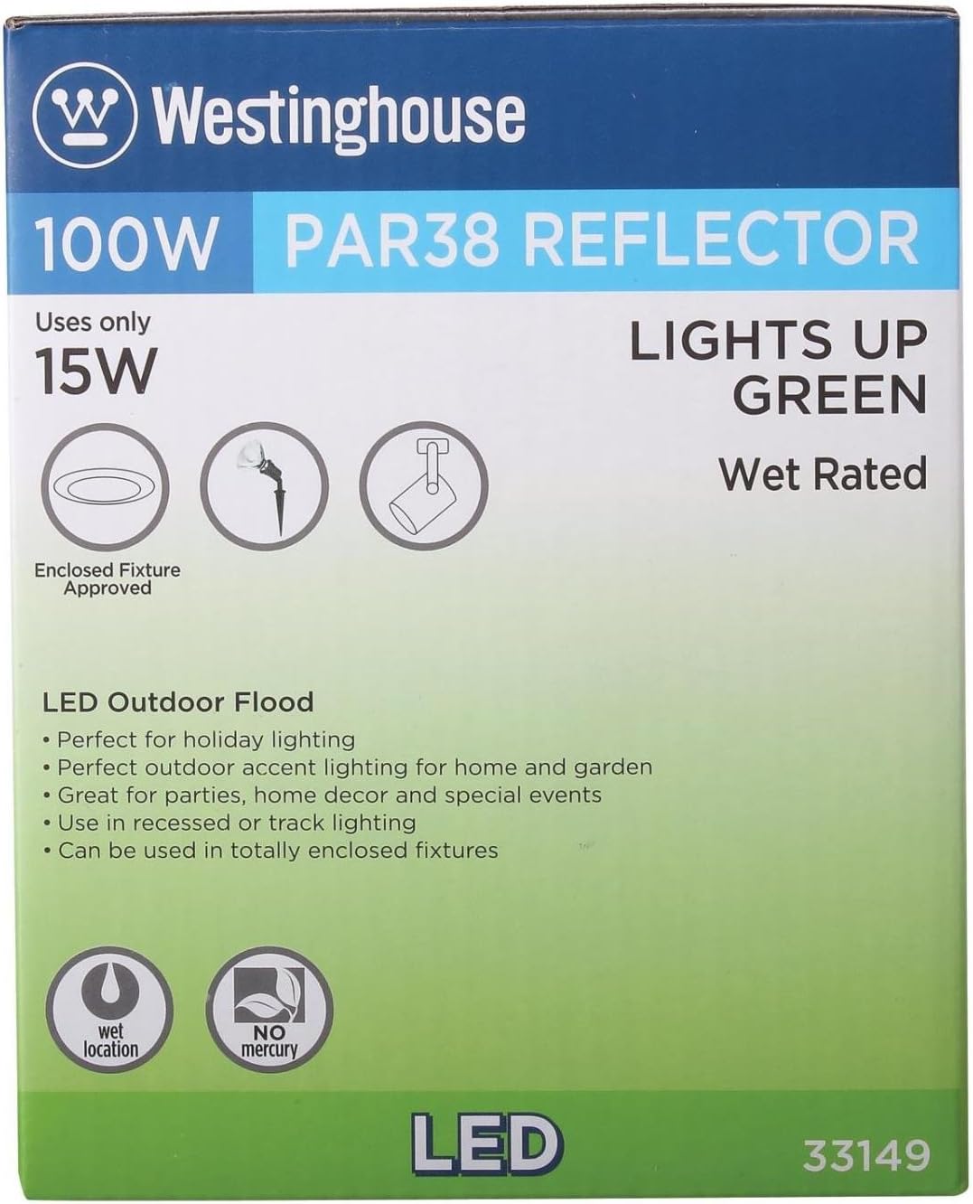 Westinghouse  Bombilla LED para exteriores, base media