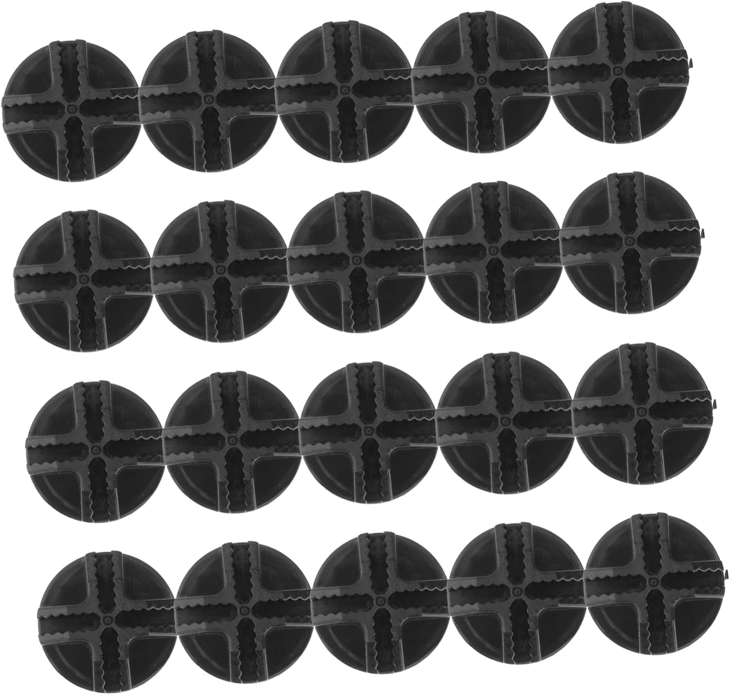 VICASKY 20 piezas de estante de gabinete, rejilla de cubo, organizador de conectores C y C, zapatero para armario, clips de estante de alambre,