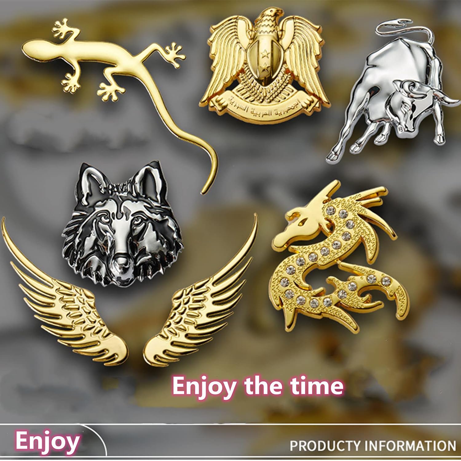 Calcomanía de emblema de coche de toro, pegatinas cromadas de acero inoxidable, calcomanías de toro de metal 3D para decoración de auto y motocicleta