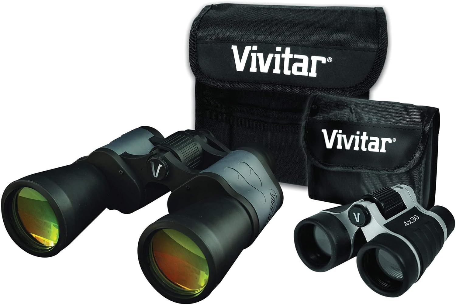 Vivitar Value Series VIV-VS-843 Juego de binoculares 8×50 y 4×30