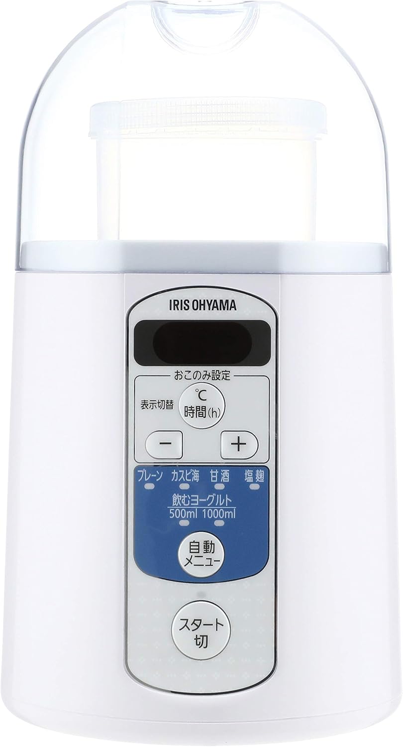 Iris Ohyama Yogurt Maker Bebida Yogur Modo Control de Temperatura Función IYM – 013