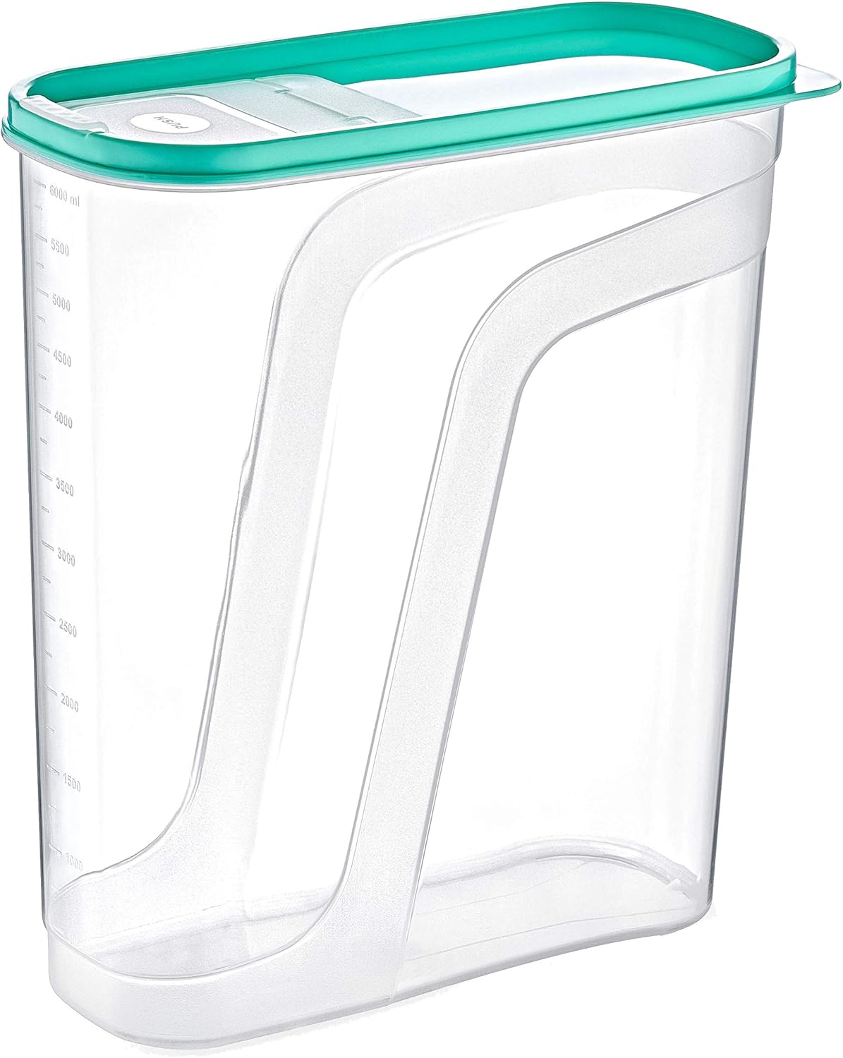 Uniware Contenedor de plástico libre de BPA para almacenamiento de alimentos (6 litros (6.3 cuartos de galón), 1 paquete