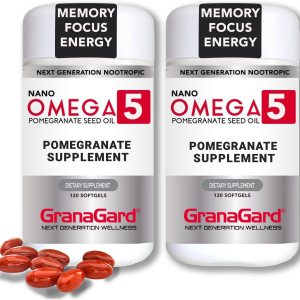 Granagard Suplementos cerebrales clínicamente probados (suministro de 4 meses) con antienvejecimiento, píldoras de memoria, suplemento de granada Granagard Suplementos cerebrales clínicamente probados (suministro de 4 meses) con antienvejecimiento, píldoras de memoria, suplemento de granada