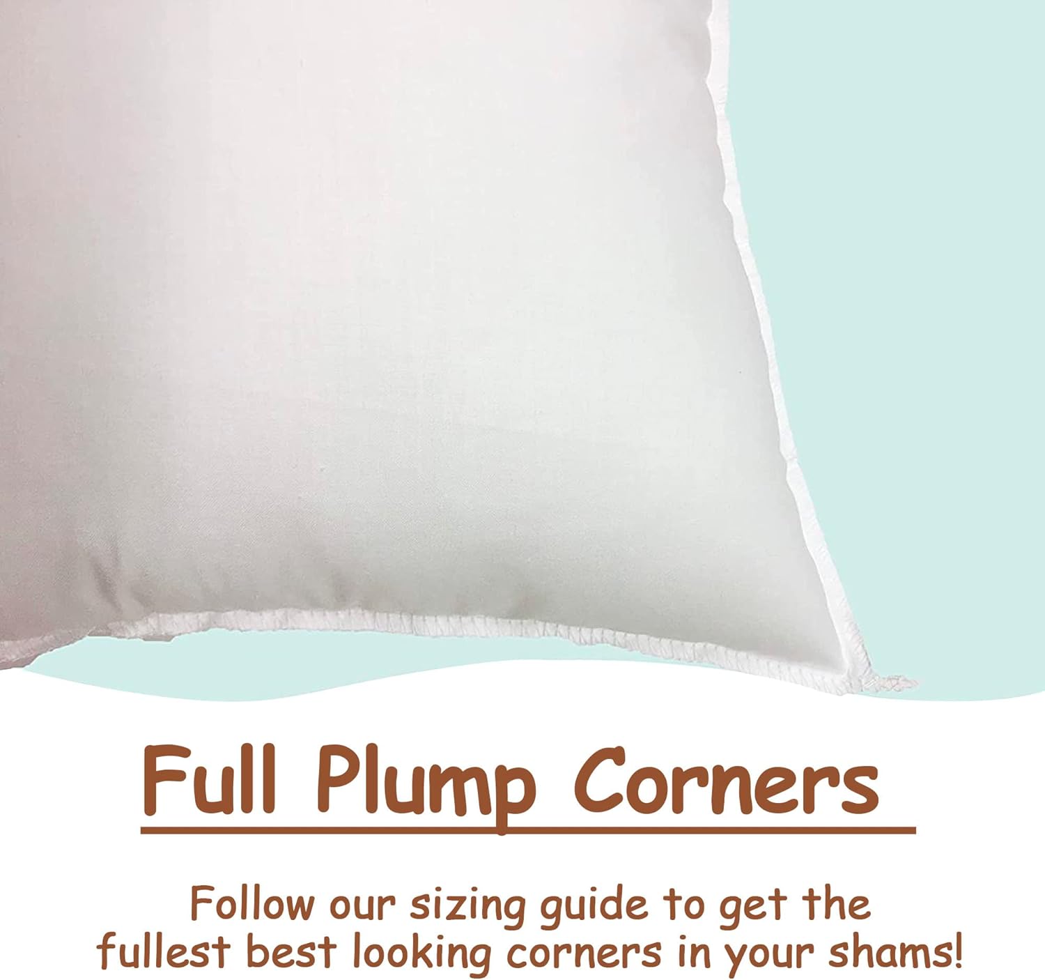 Pillowflex – Inserto de almohada de plumón sintético, 18 x 18 pulgadas, inserto para almohada de cama, sofá, sillón, almohada decorativa de