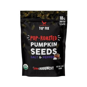 Top Fox Snacks – Semillas de calabaza tostadas orgánicas Snacks de proteínas saludables – Sin gluten – Para dietas keto y veganas (3,5 oz) Top Fox Snacks – Semillas de calabaza tostadas orgánicas Snacks de proteínas saludables – Sin gluten – Para dietas keto y veganas (3,5 oz)