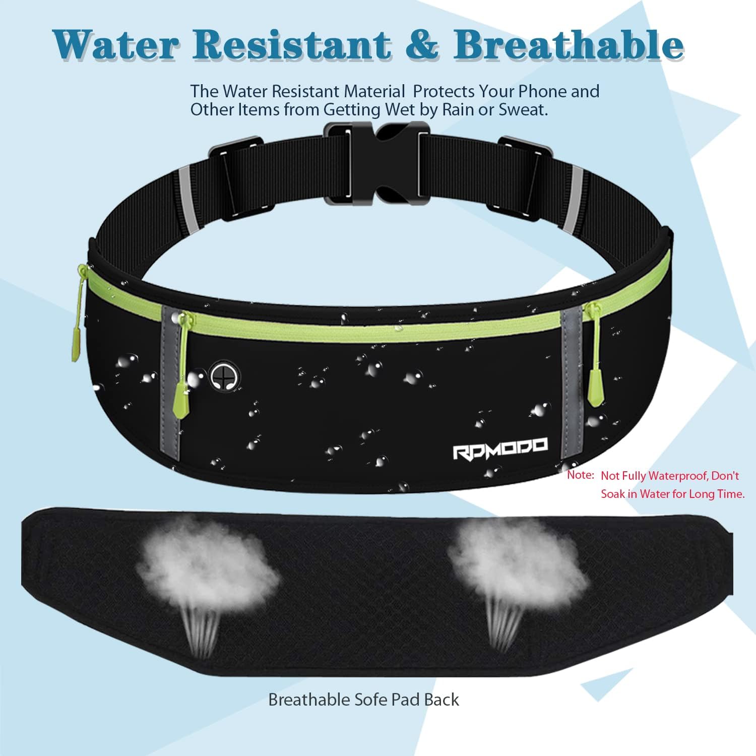 Riñoneras para mujeres y hombres, bolsa de cintura para correr, soporte impermeable para teléfono para correr, talla grande, ajustable, cinturón