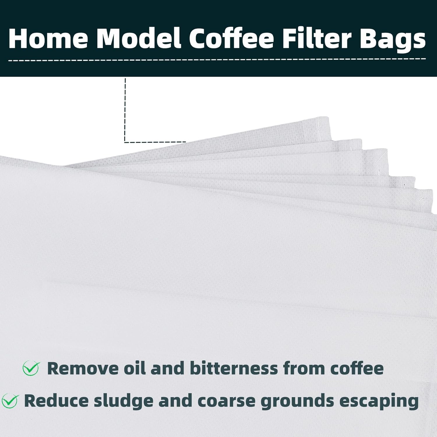 Bolsas de filtro de café frío  Paquete de 100 bolsas de filtro de café frío modelo hogar de 11.5 x 13 pulgadas compatibles con Toddy Cold Brew