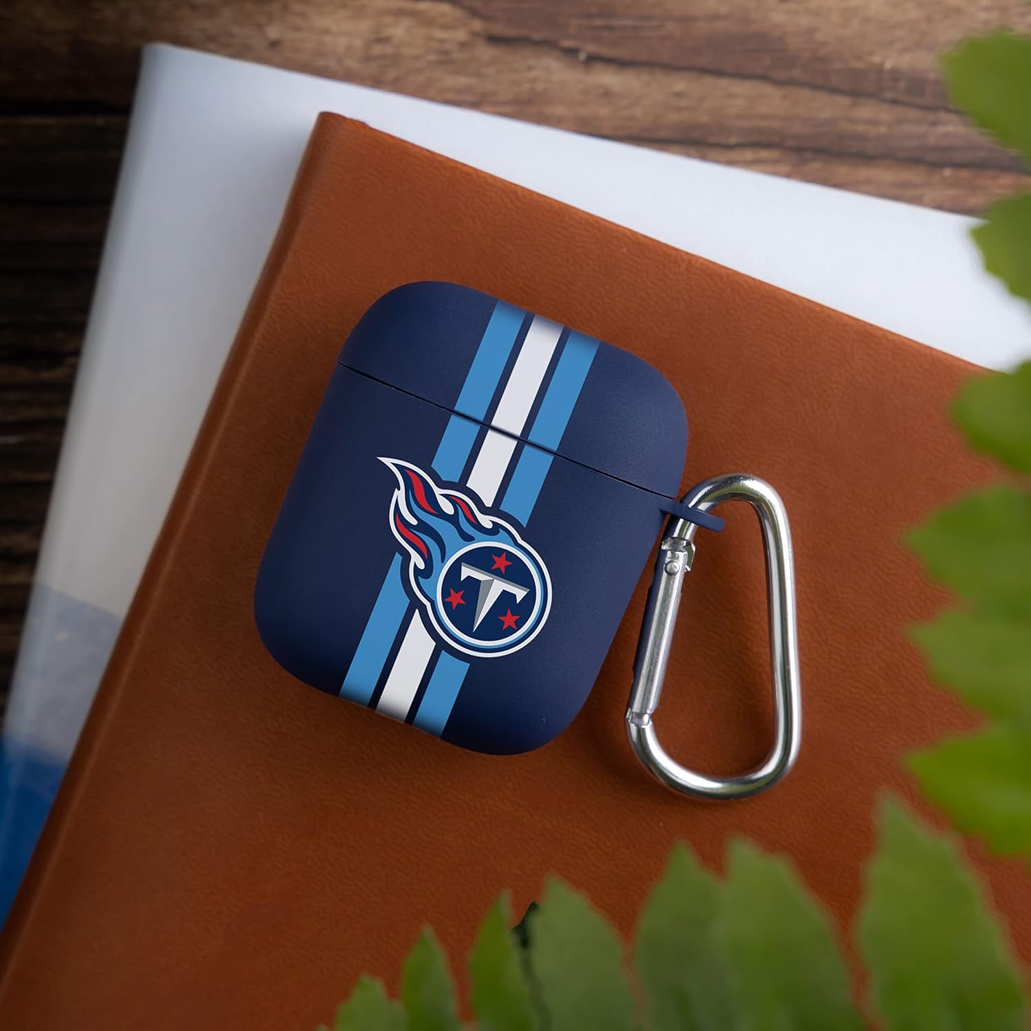 Game Time Paquete combinado Tennessee Titans HD compatible con Apple Watch y AirPods Gen 1 y 2