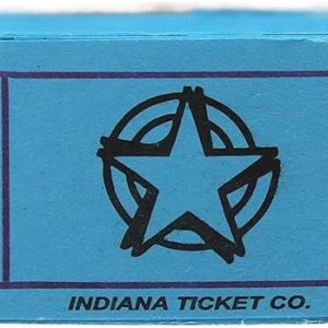 INDIANA TICKET CO. Boletos Blue Star Roll, 2000 por rollo, rollo individual, entradas 1×2 para admisión, eventos, recaudación de fondos y premios INDIANA TICKET CO. Boletos Blue Star Roll, 2000 por rollo, rollo individual, entradas 1×2 para admisión, eventos, recaudación de fondos y premios