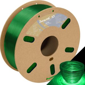 DURAMIC 3D Filamento PETG de 0.069 pulgadas, color verde translúcido, filamento de impresión 3D, carrete de 2.2 libras, filamento verde translúcido DURAMIC 3D Filamento PETG de 0.069 pulgadas, color verde translúcido, filamento de impresión 3D, carrete de 2.2 libras, filamento verde translúcido