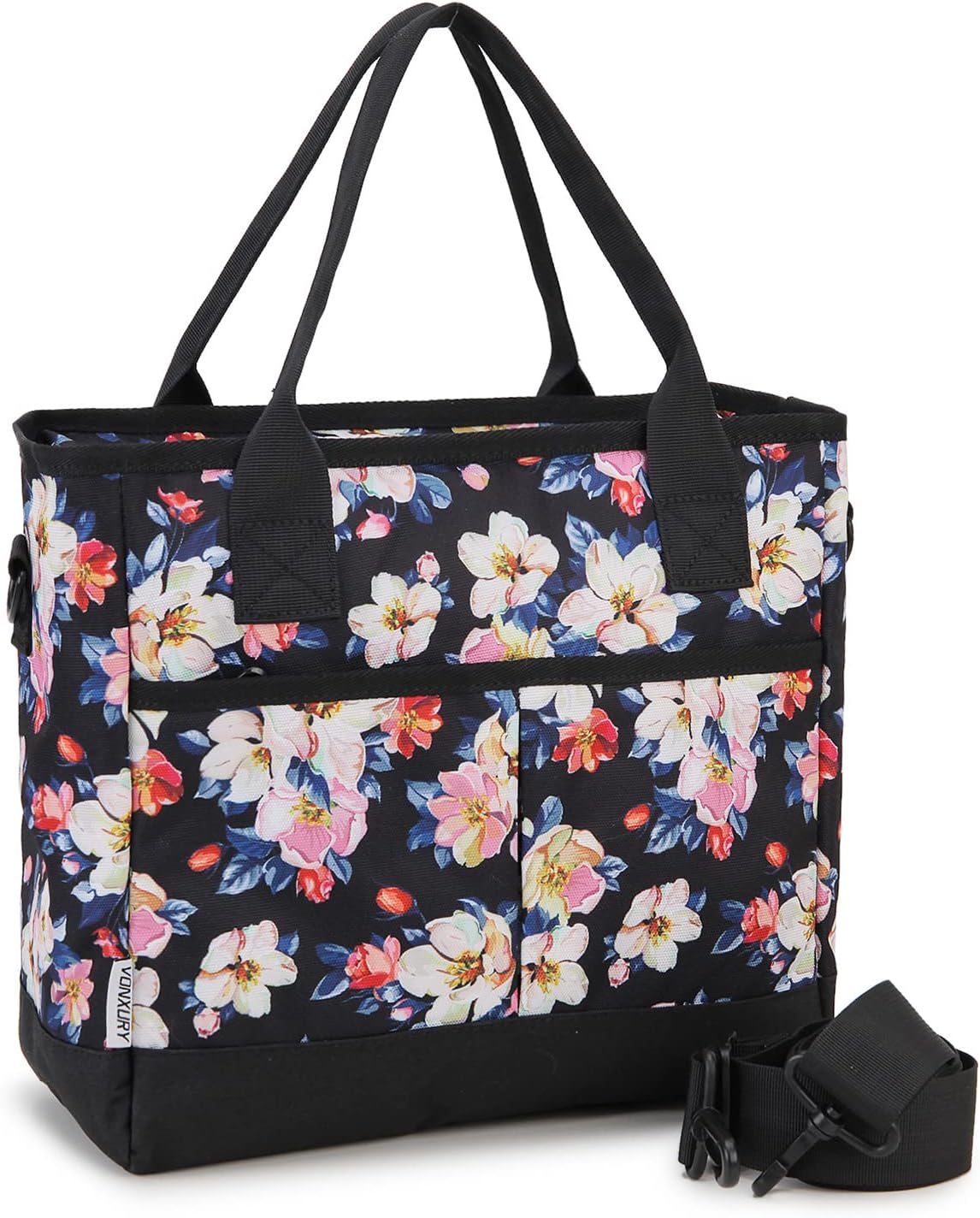 VONXURY – Lonchera térmica para mujer, bolsa de almuerzo grande de alta capacidad con correa de hombro desmontable para el trabajo, universidad,