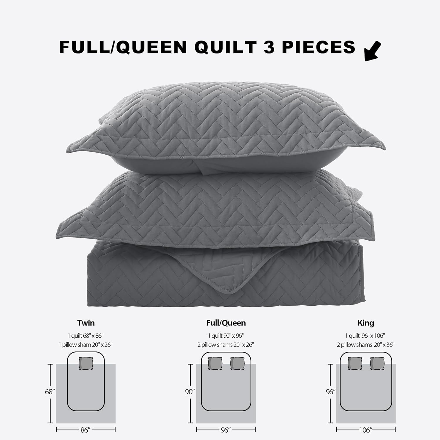 HHgoly Juego de edredón tamaño matrimonialqueen, colcha suave de verano tamaño queen, elegante colcha de microfibra para todas las estaciones,