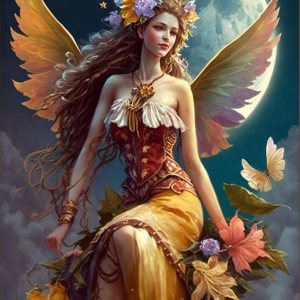 IHMOLN Pintura de diamantes, Diosa de la Hada de la Luna Dorada, para adultos y niños, kit de pintura de diamantes 5D para niña, arte bellamente IHMOLN Pintura de diamantes, Diosa de la Hada de la Luna Dorada, para adultos y niños, kit de pintura de diamantes 5D para niña, arte bellamente