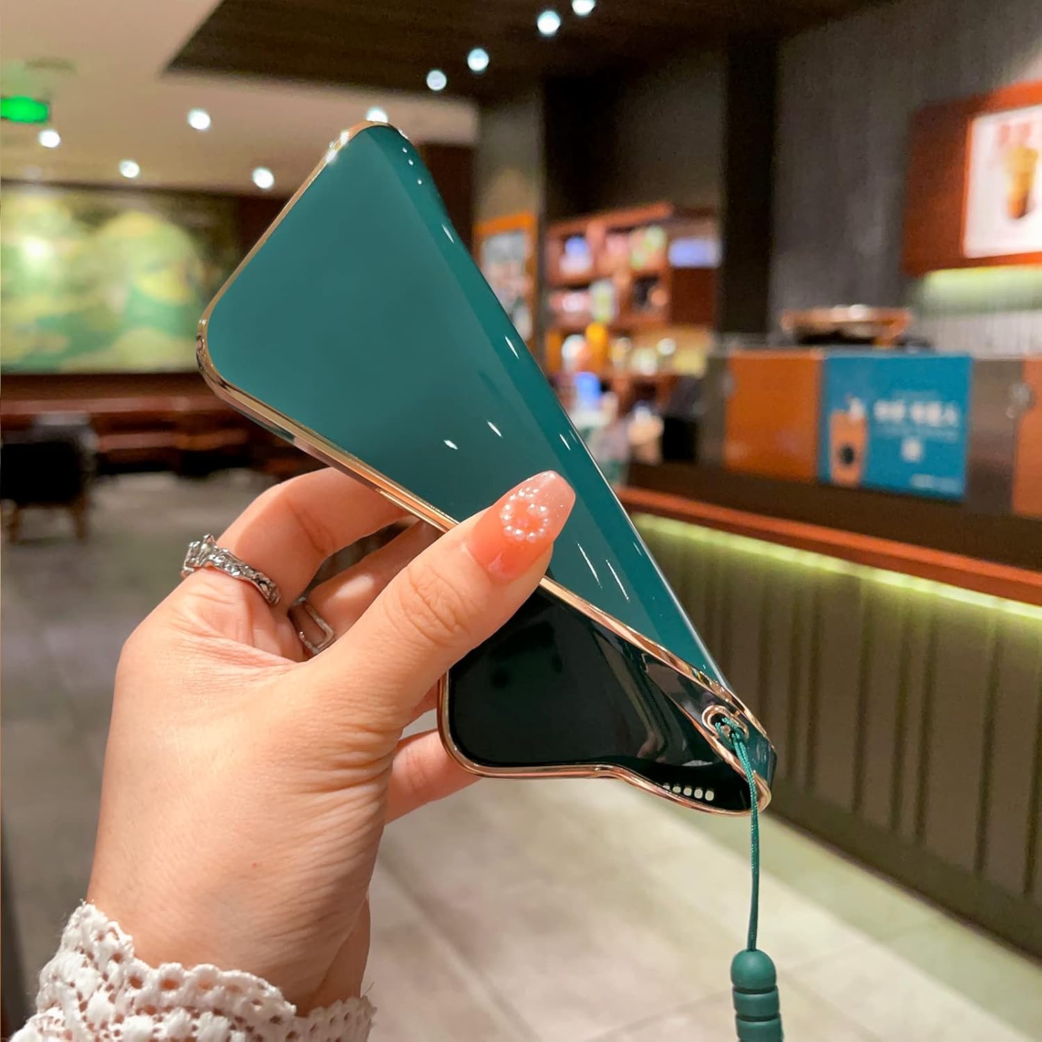 Funda para Galaxy A23 5G, Samsung A23 5G (no para A23 5G UW) para mujeres galvanoplastia, bonita estética de lujo, a la moda, cámara completa,