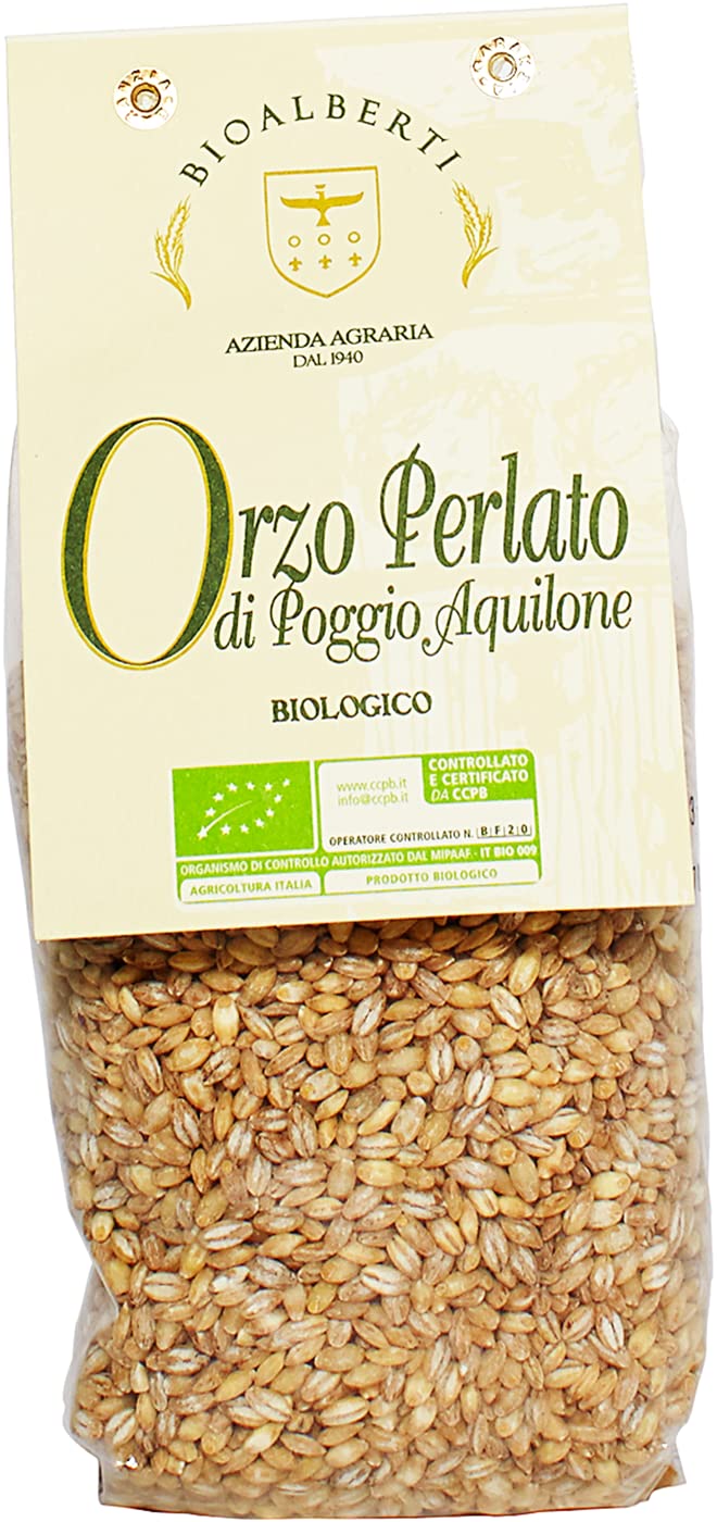 Orzo de cebada orgánica – Granja familiar Bio Alberti, Poggio Aquilone, Umbría – 1.1 libras