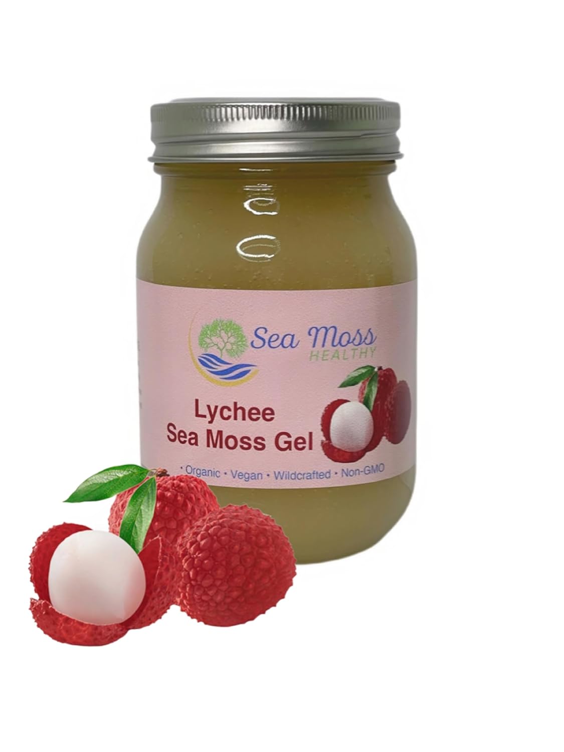 Gel de musgo marino  Cosechado en la naturaleza auténtico sin OMG, vegano, keto, paleo, crudo, todo natural, sin conservantes, añadir a batidos,
