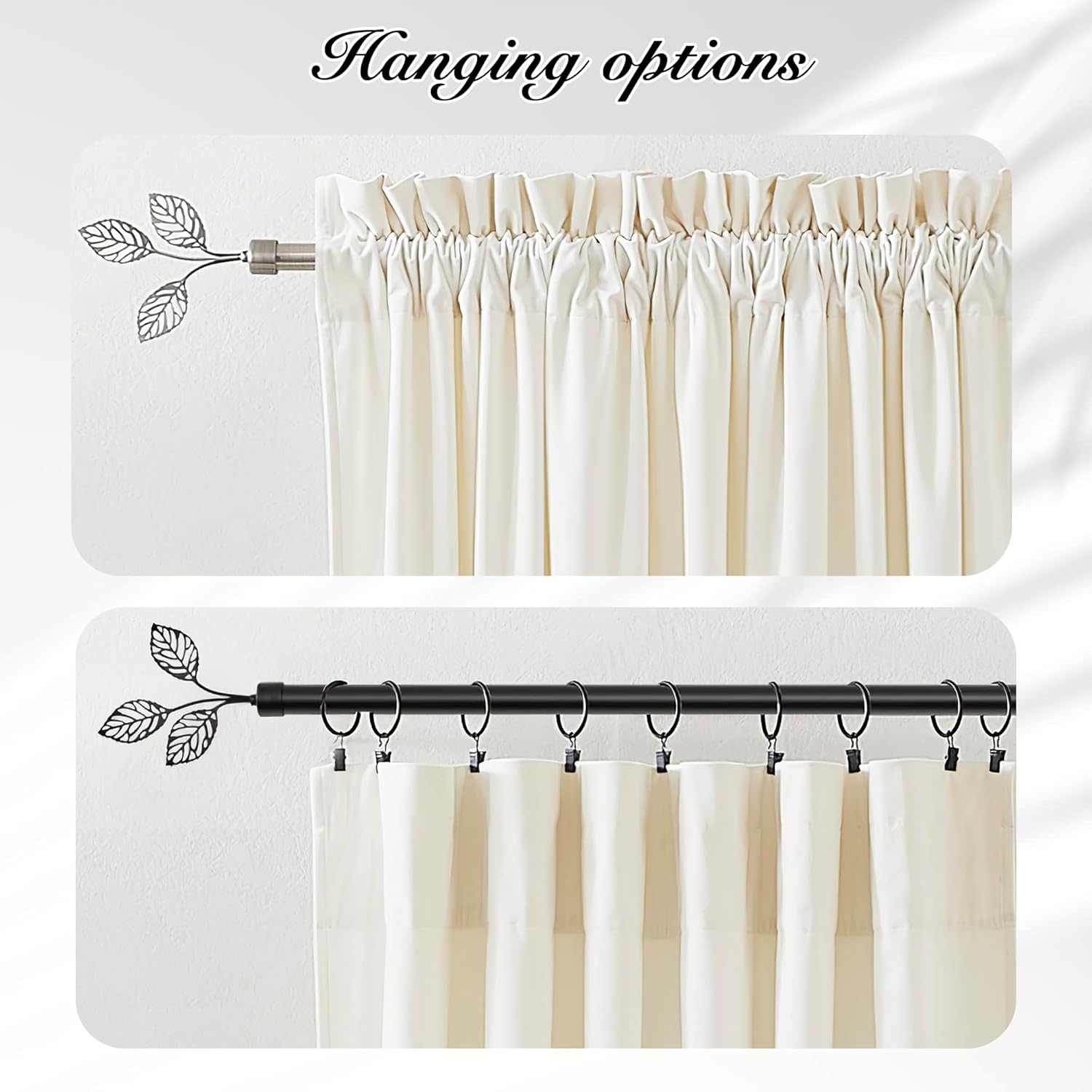 PONY DANCE Cortinas de terciopelo blanco de 96 pulgadas, paneles de cortina de terciopelo insonorizados con bloqueo de luz para sala de estar,