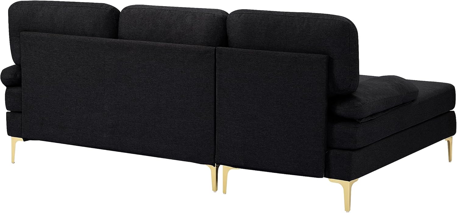 Sofá modular tapizado para el hogar, apartamento, dormitorio, habitación extra, espacios compactos con diván orientado a la izquierda, 3 asientos,