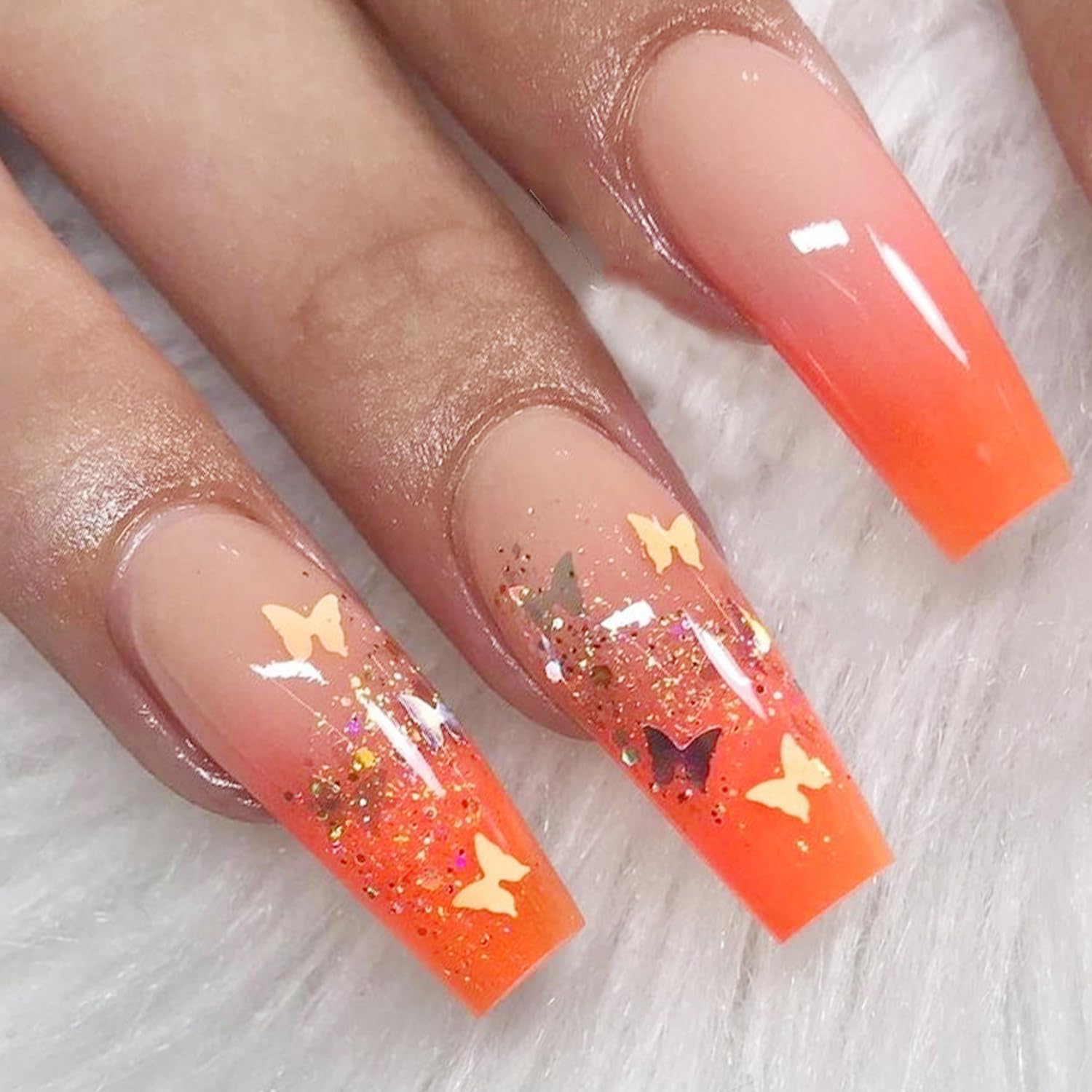 Kit de arte de uñas holográficas con purpurina y lentejuelas para uñas, diseño aurora, color rosa dorado, decoración de uñas acrílicas, suministros