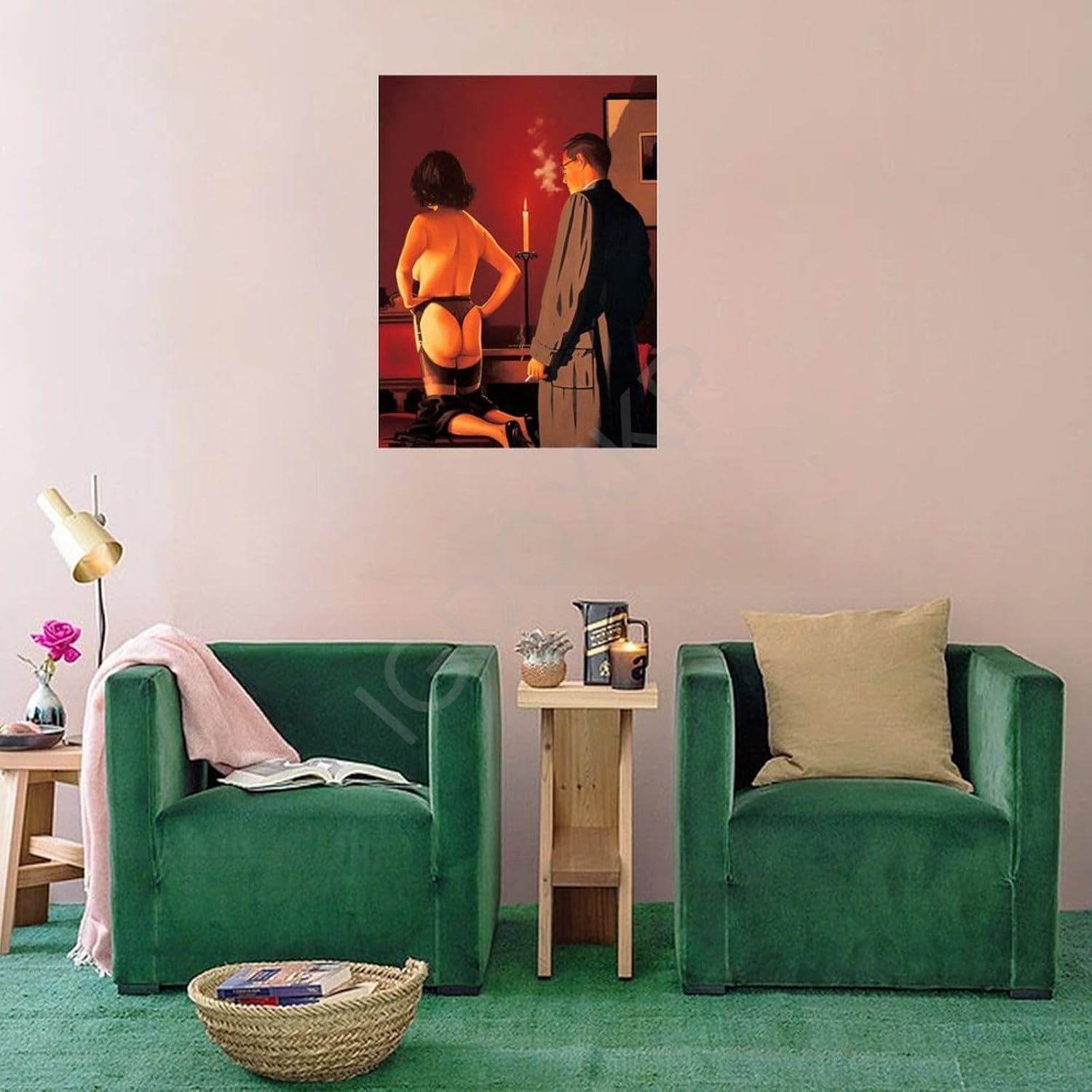 Póster de arte moderno Jack Vettriano (2) póster de lienzo para decoración de dormitorio, oficina, habitación, regalo, sin marco, 12 x 16 pulgadas