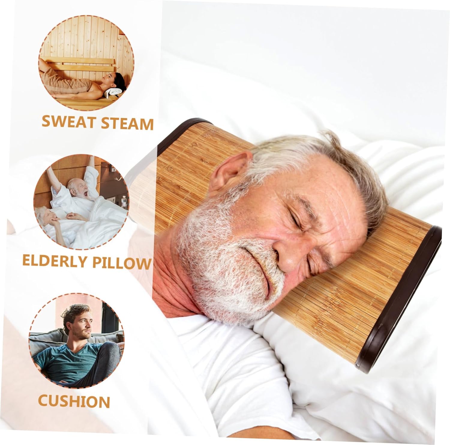 LIFKOME 3 unids almohada cuello descanso cuello apoyo para el hogar suministros sauna reposacabezas sauna de madera Almohadas Ortopedicas para sudar