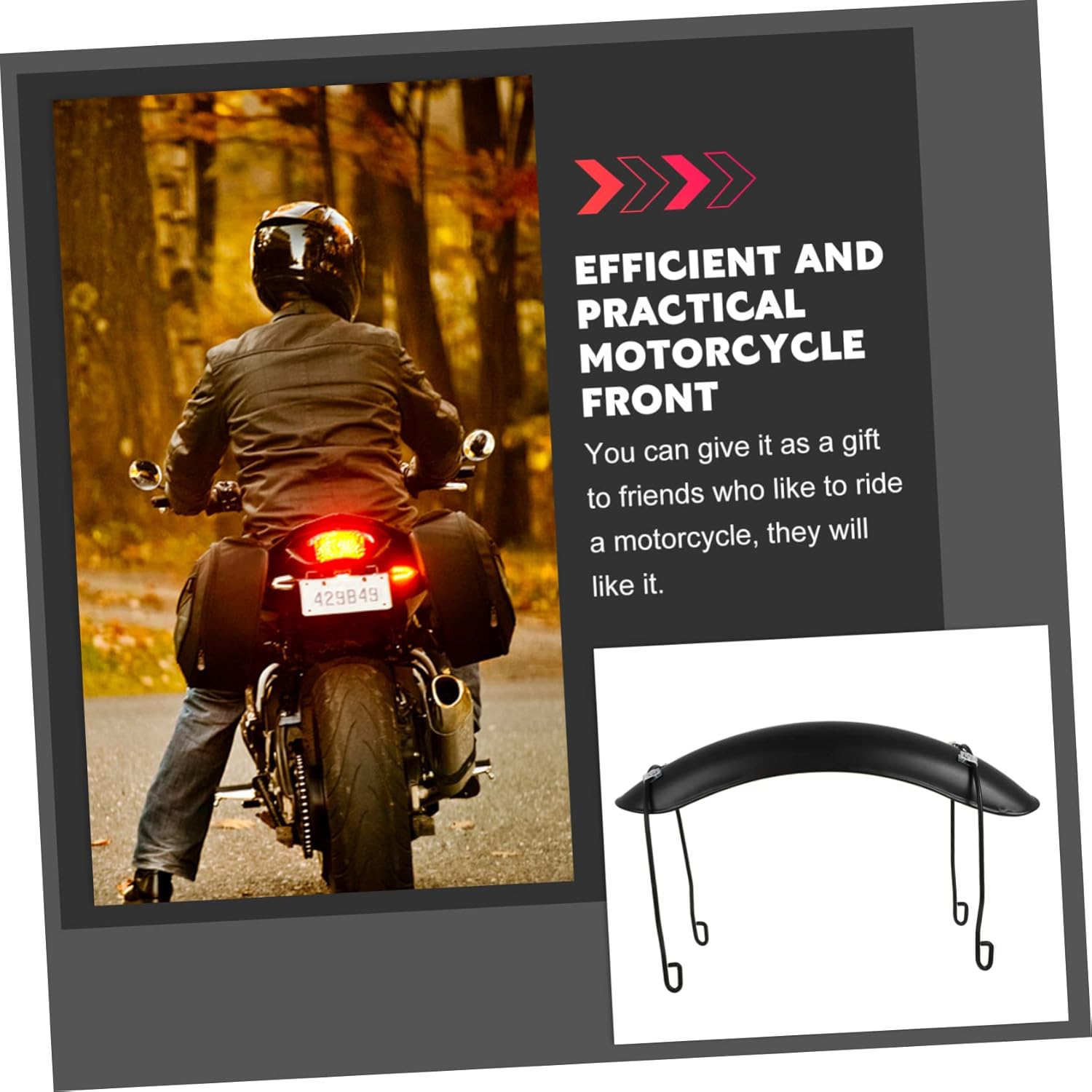 Vaguelly motor trasero ajustable bicicleta de carretera motor trasero moto universal barro aletas guardabarros para motocicleta rueda delantera