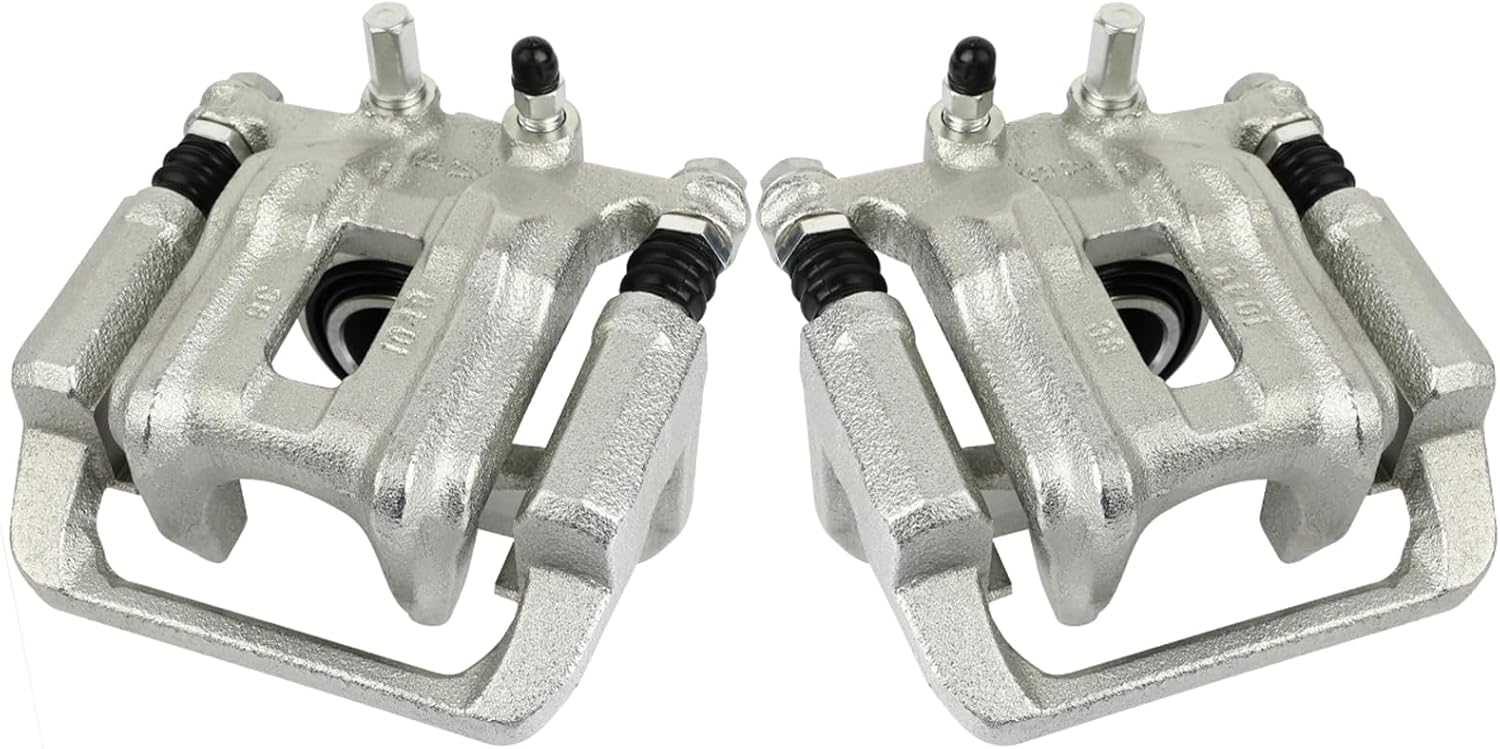 SCITOO Pinzas de freno traseras izquierdas+derecha con soporte 19B6886 19B6887 compatibles para Acura RDX 2013-2018 para Honda Crosstour 2012-2015