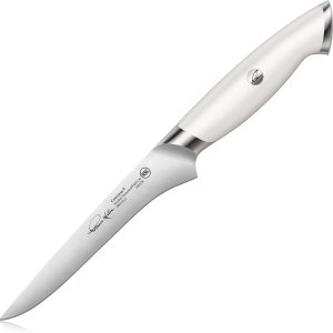 Cangshan Thomas Keller Signature Collection – Cuchillo de deshuesar de acero forjado en polvo sueco, 6 pulgadas, color blanco Cangshan Thomas Keller Signature Collection – Cuchillo de deshuesar de acero forjado en polvo sueco, 6 pulgadas, color blanco