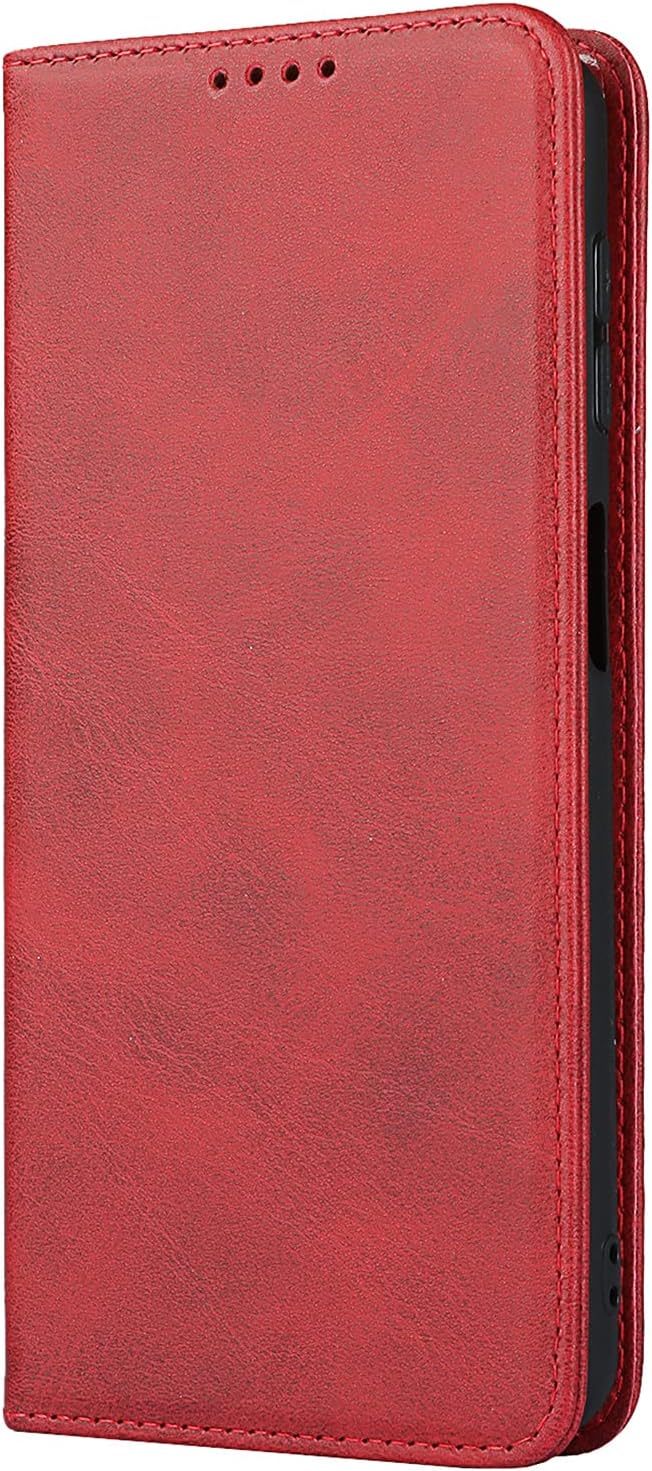 Zouzt Funda tipo cartera de piel sintética de alta calidad compatible con Samsung Galaxy A32 0.18 oz, con cierre magnético, función atril, ranuras