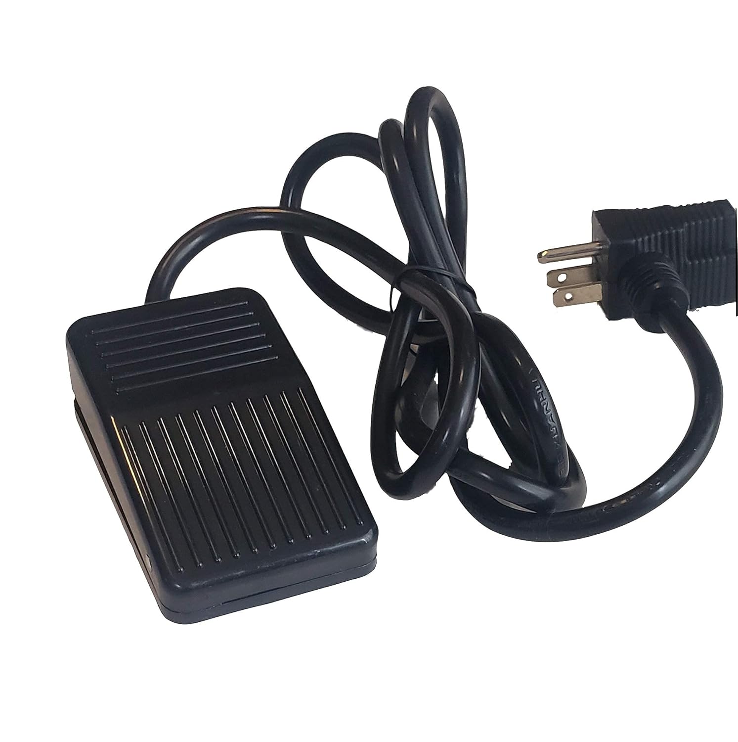 Pedal de interruptor de pie momentáneo AC 250V 15 A SPDT NO NC con enchufe a cuestas y cable de 5 pies