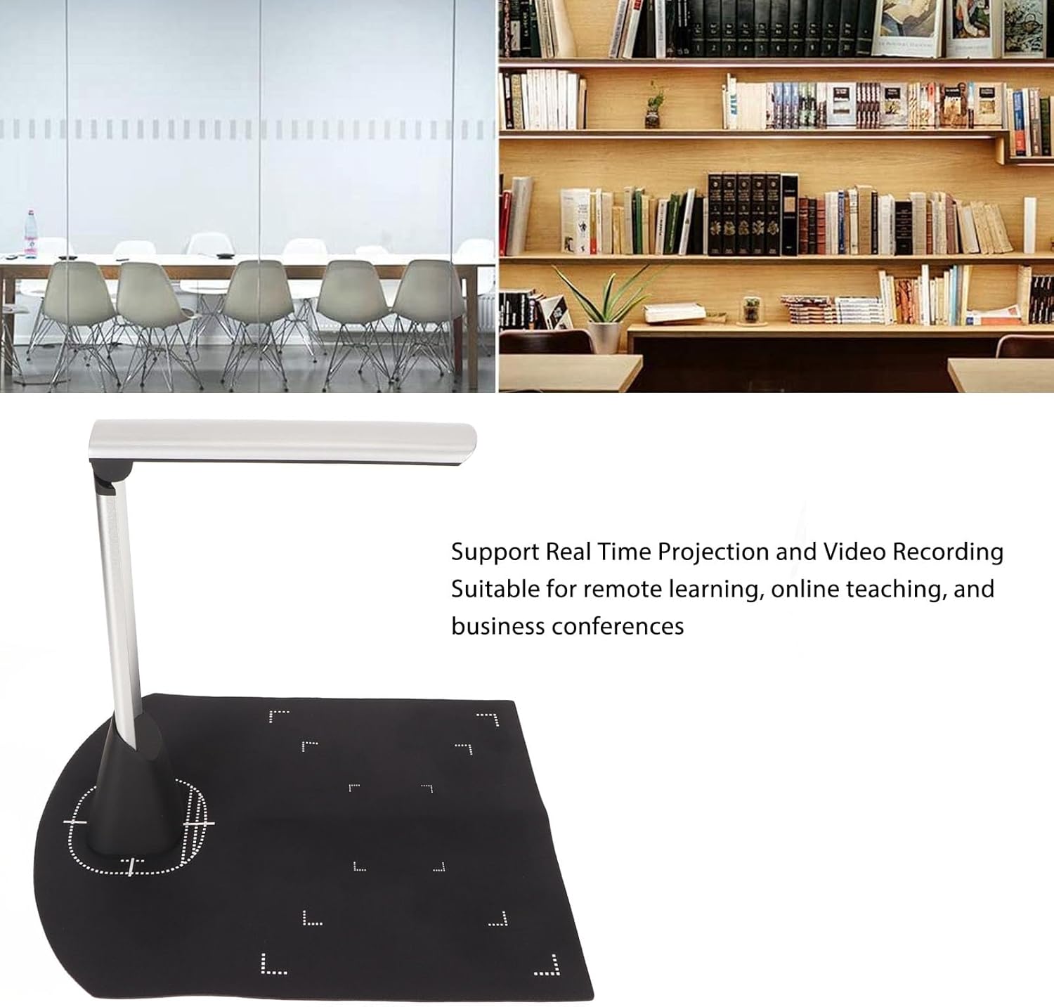 Cámara de documentos USB Y2, escáner de documentos plegable A4 de 8 MP, compatible con Windows, adecuada para familias, profesores, finanzas y
