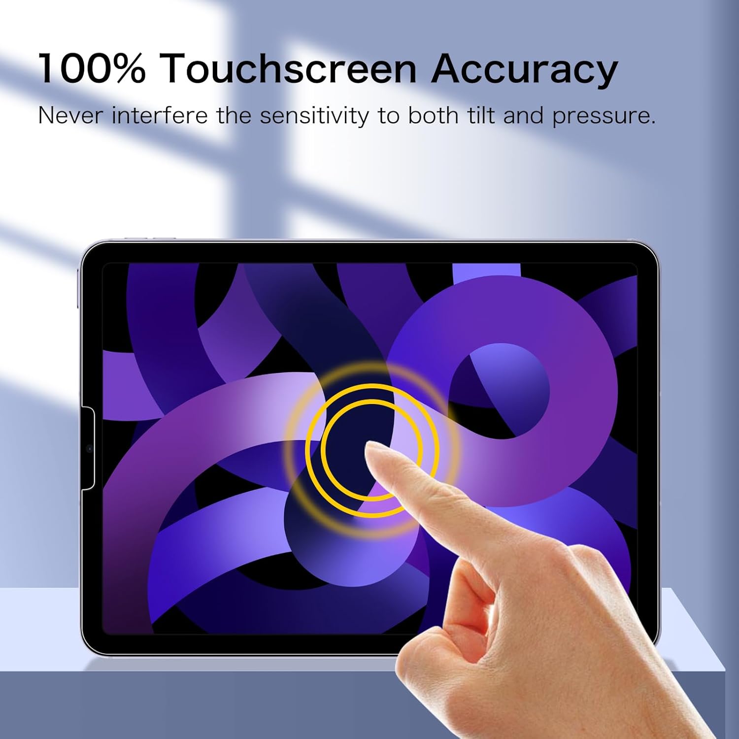 Fintie Protector de pantalla para iPad Air de 4 generación de 10.9 pulgadas 2020, iPad Pro de 11 pulgadas 20202018 (paquete de 2) funciona con Apple