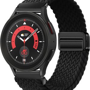 20mm Watch Band Compatible with Samsung Galaxy Watch 654 40mm 44mmWatch 5 Pro 45mmWatch 64 Classic Band 43mm 47mm 42mm 46mm, Magnetic Nylon 20mm Watch Band Compatible with Samsung Galaxy Watch 654 40mm 44mmWatch 5 Pro 45mmWatch 64 Classic Band 43mm 47mm 42mm 46mm, Magnetic Nylon