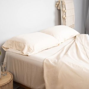 Juego de sábanas de algodón orgánico, tamaño individual XL, 100% algodón orgánico certificado GOTS, sin blanquear, sin teñir y totalmente natural, Juego de sábanas de algodón orgánico, tamaño individual XL, 100% algodón orgánico certificado GOTS, sin blanquear, sin teñir y totalmente natural,