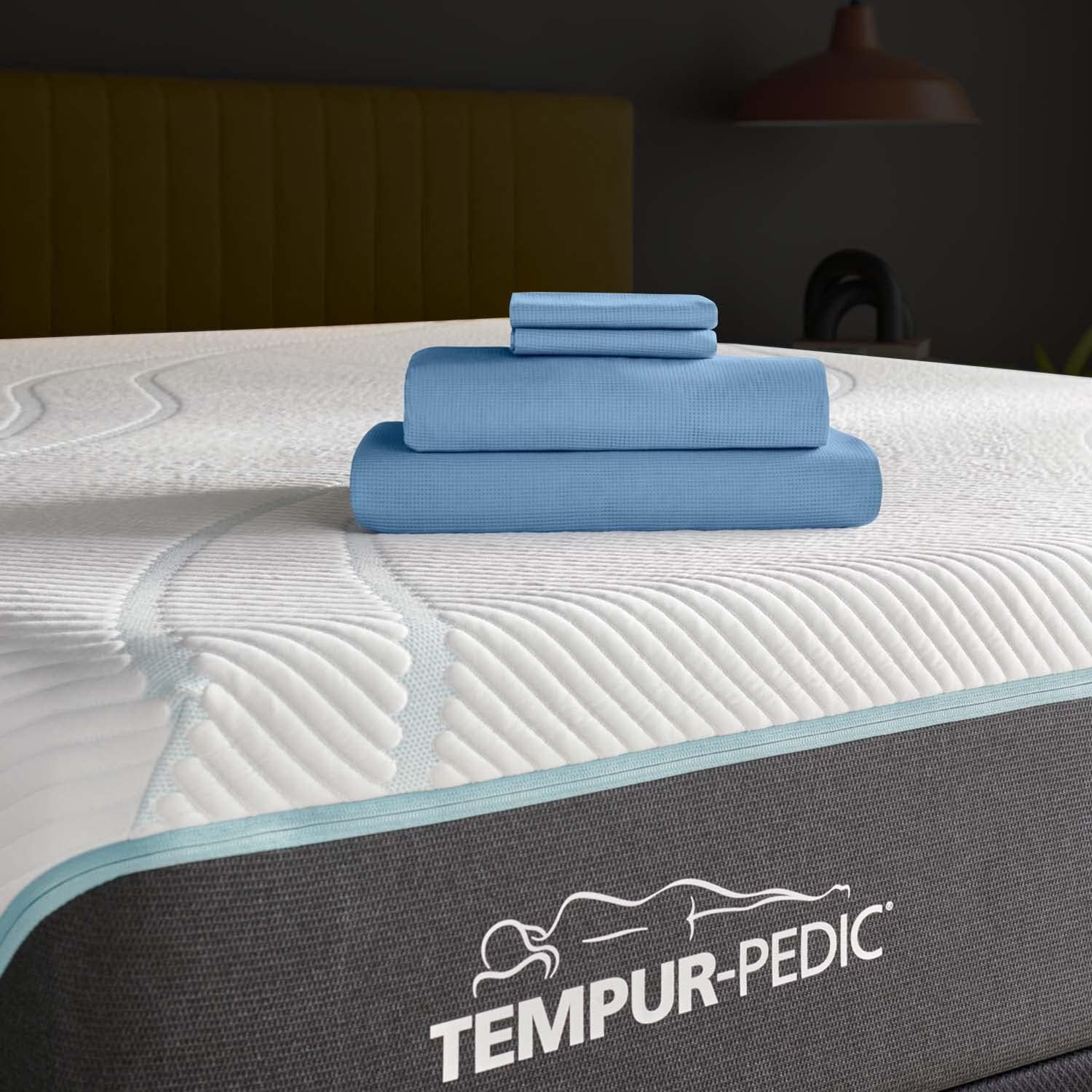 TEMPUR ProAir – Juego de sábanas color gris frío, tamaño King