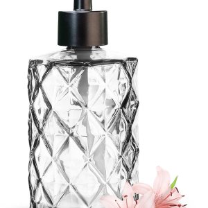 Top-spring Dispensador de jabón de vidrio de 12 onzas, dispensador de jabón de loción recargable para baño, cocina, jabón de manos, jabón para platos Top-spring Dispensador de jabón de vidrio de 12 onzas, dispensador de jabón de loción recargable para baño, cocina, jabón de manos, jabón para platos
