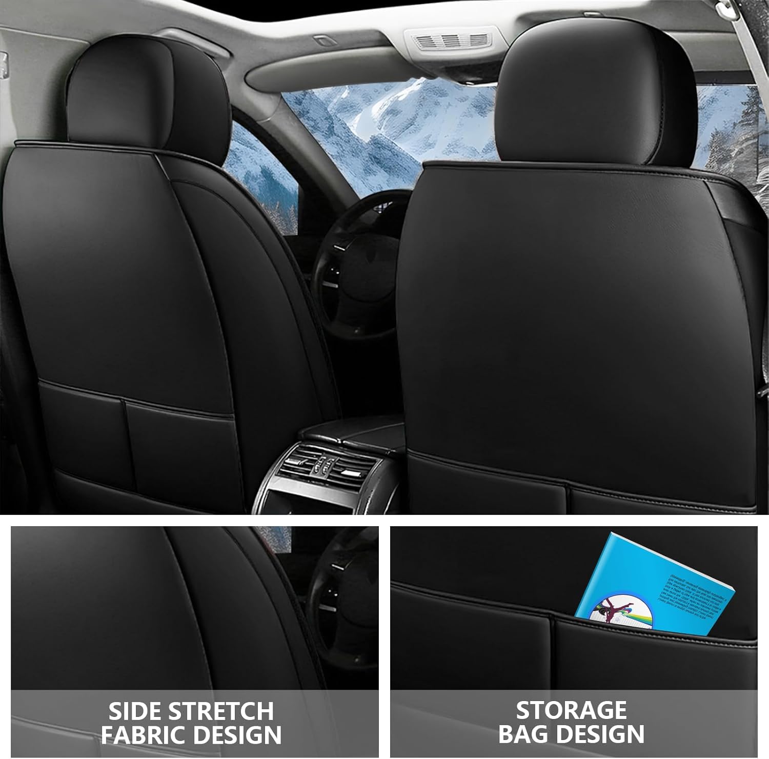 Fundas de asiento para Chevrolet Aveo 2005-2011, funda de asiento de automóvil de cuero impermeable, suave y transpirable, accesorios interiores de