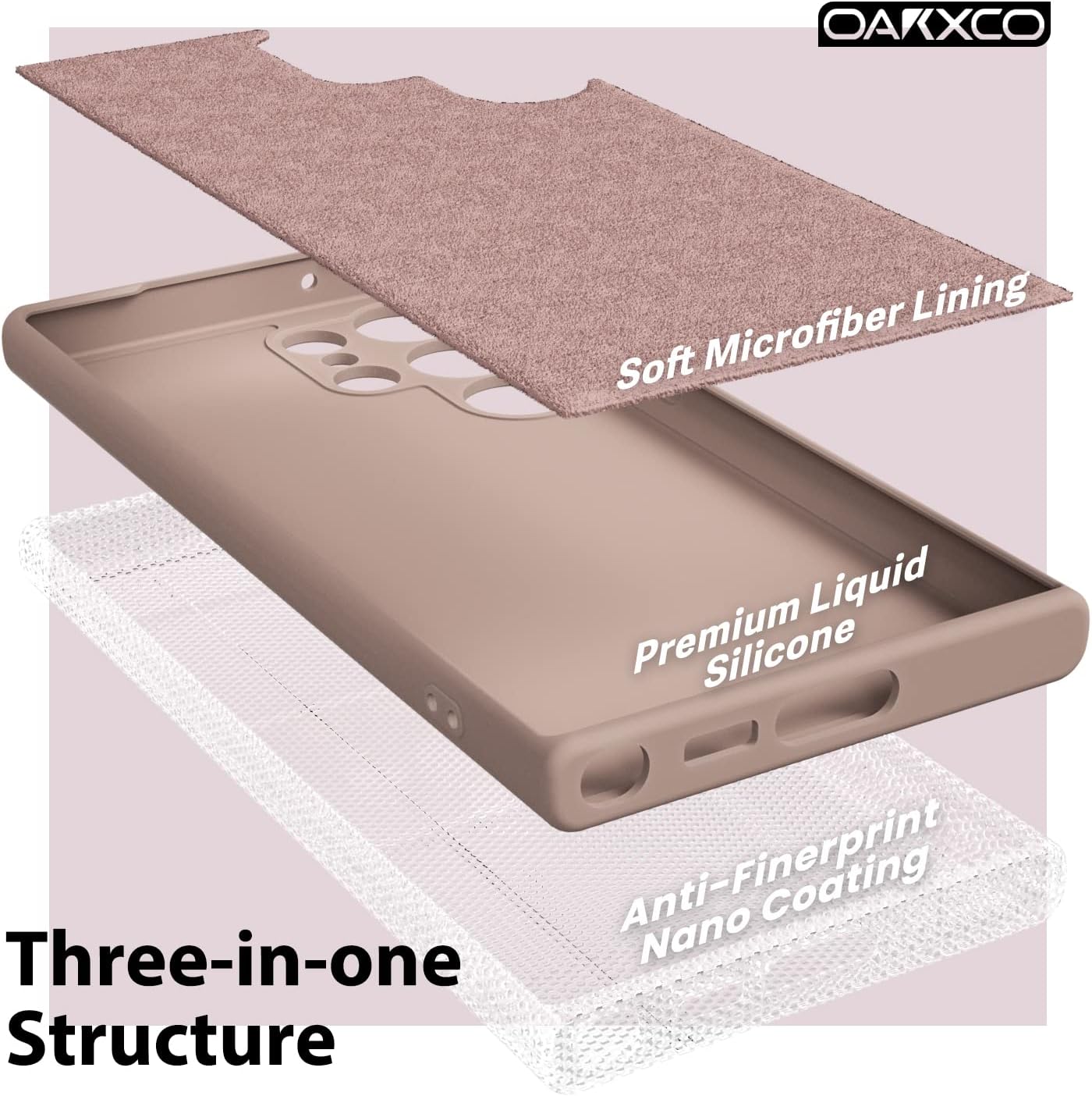 oakxco Funda para teléfono Samsung Galaxy S23 Ultra de silicona líquida, bonita funda de gel suave de goma TPU suave para mujeres y niñas, diseño