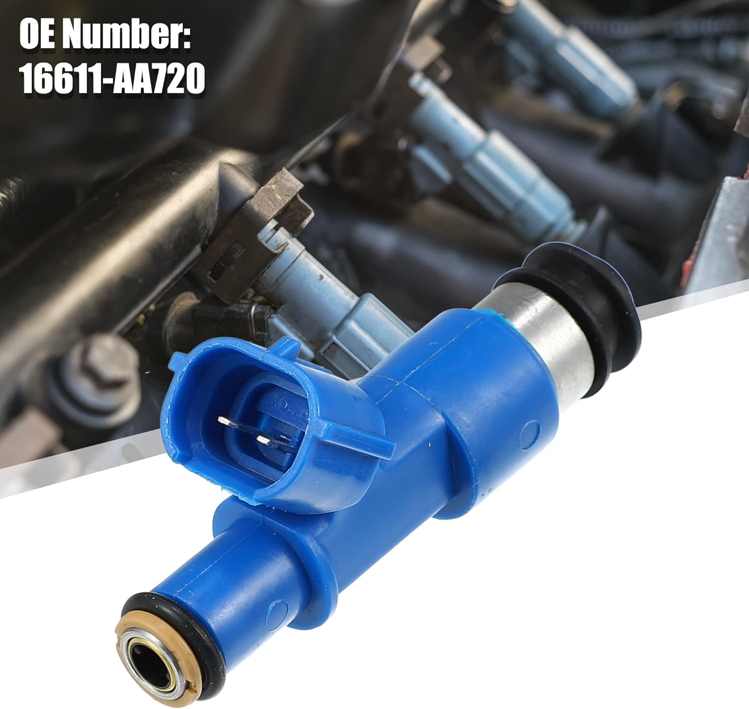 X AUTOHAUX 4 piezas 16611-AA720 inyector de combustible para Subaru WRX 6MT S209 2018-2021 para Subaru WRX 2006-2014 para Subaru Forester 2006-2013