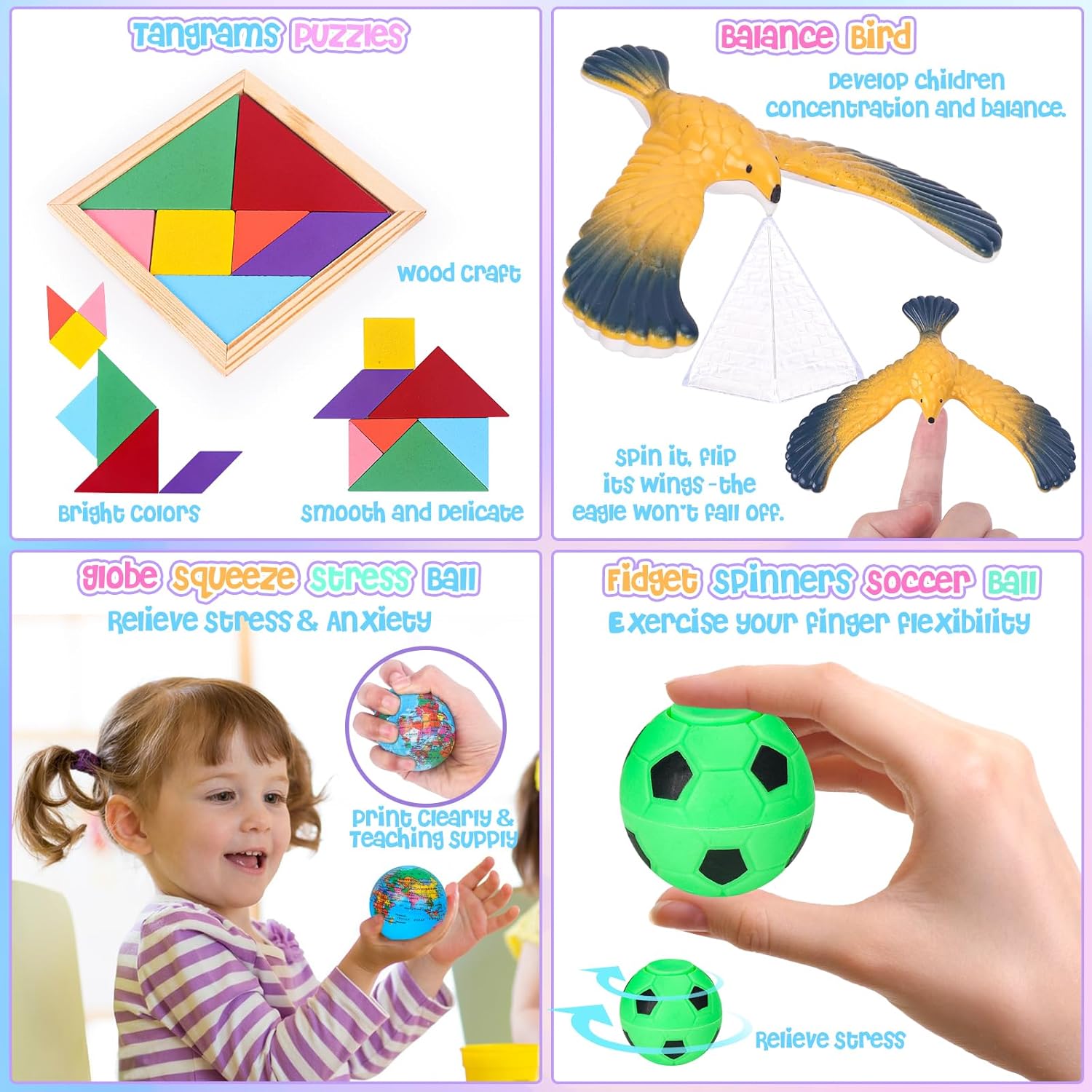 Paquete de 82 recuerdos de fiesta para niños, juguetes de caja del tesoro para premios en el aula, paquete de juguetes para ansiedad, premios de