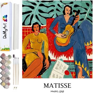 DoMyArt Kit de pintura acrílica por números para adultos, pintura de fama mundial, 16 x 20 pulgadas (música) DoMyArt Kit de pintura acrílica por números para adultos, pintura de fama mundial, 16 x 20 pulgadas (música)