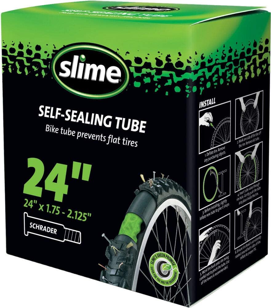 Slime Tubo interior de 24 pulgadas prellenado con sellador de neumáticos