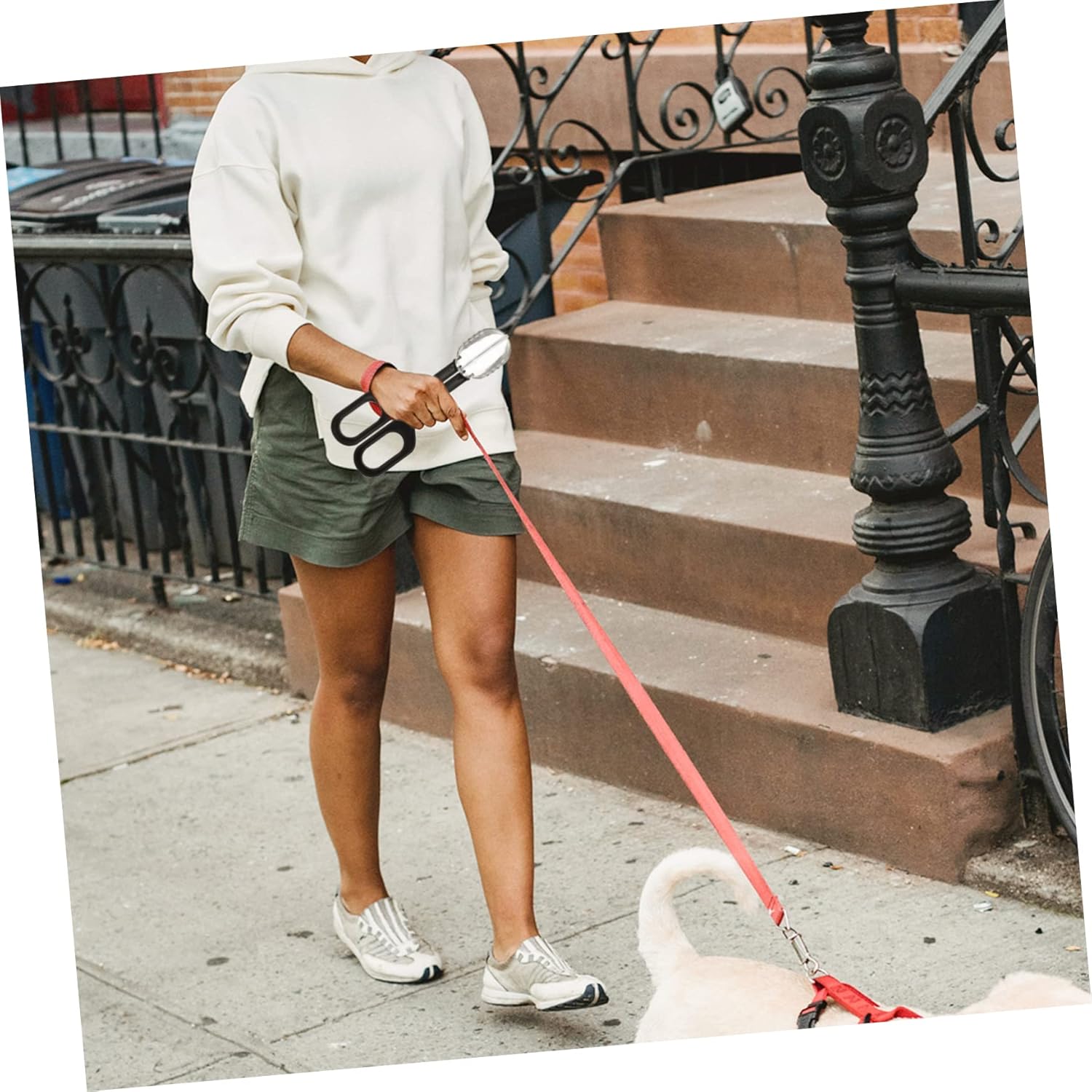 POPETPOP 4 piezas de hámster con clip para desechos de mascotas, para baño, cucharas de excremento de mascotas, eliminación de desechos de mascotas,