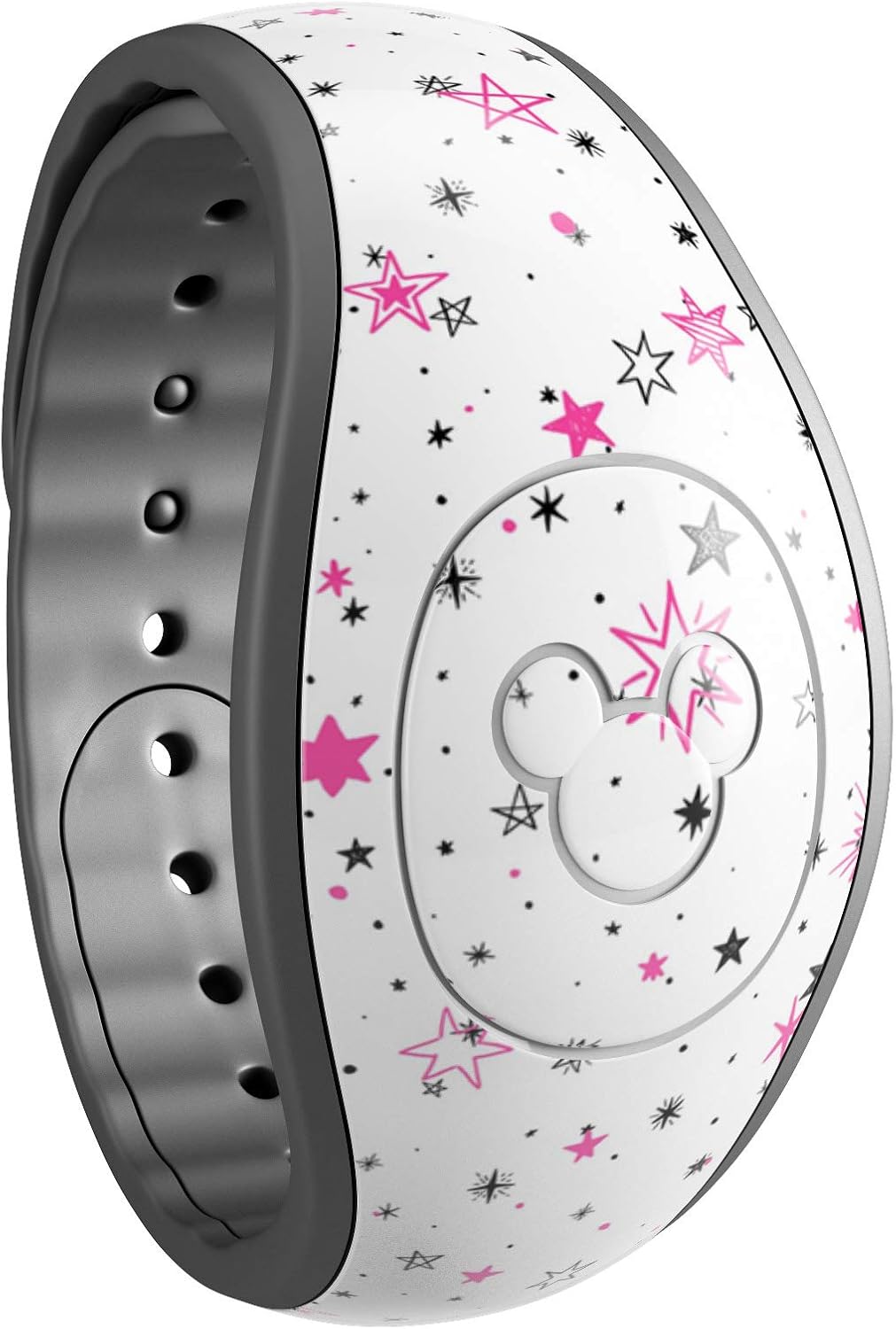 Design Skinz Adhesivo adhesivo de ágata con diseño de canica animal Space resistente a los arañazos, compatible con Disney MagicBand+ (MagicBand no