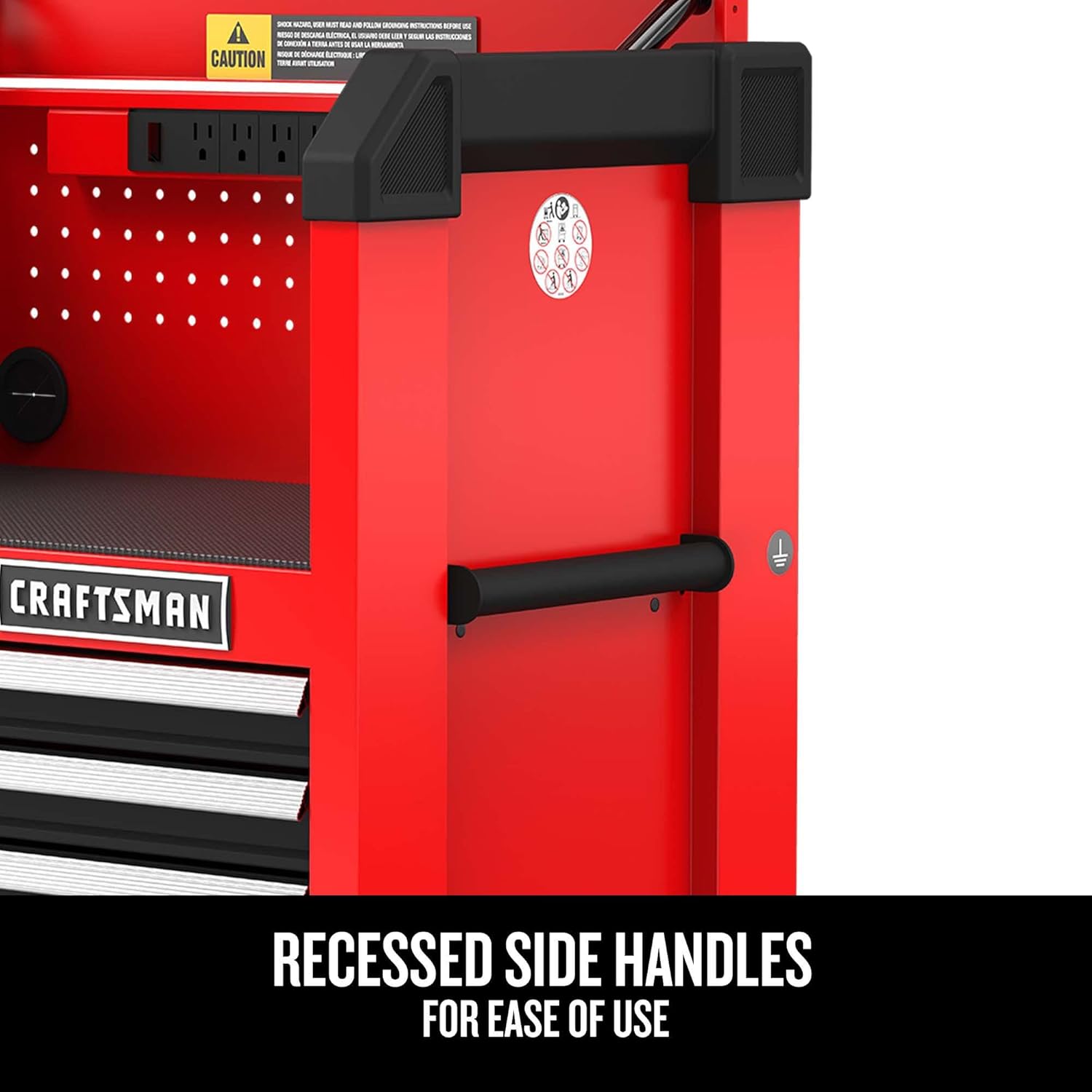 CRAFTSMAN S2000 – Cofre de 4 cajones de 26 pulgadas con luz y división (CMST32642RB)